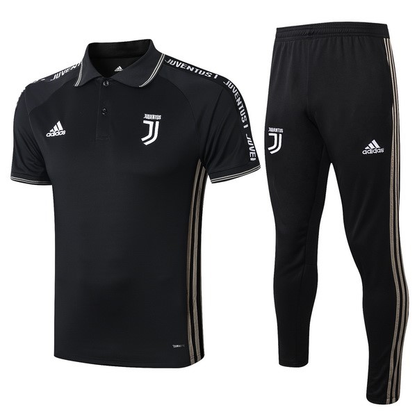 Polo Conjunto Completo Juventus 2019-20 Amarillo Negro